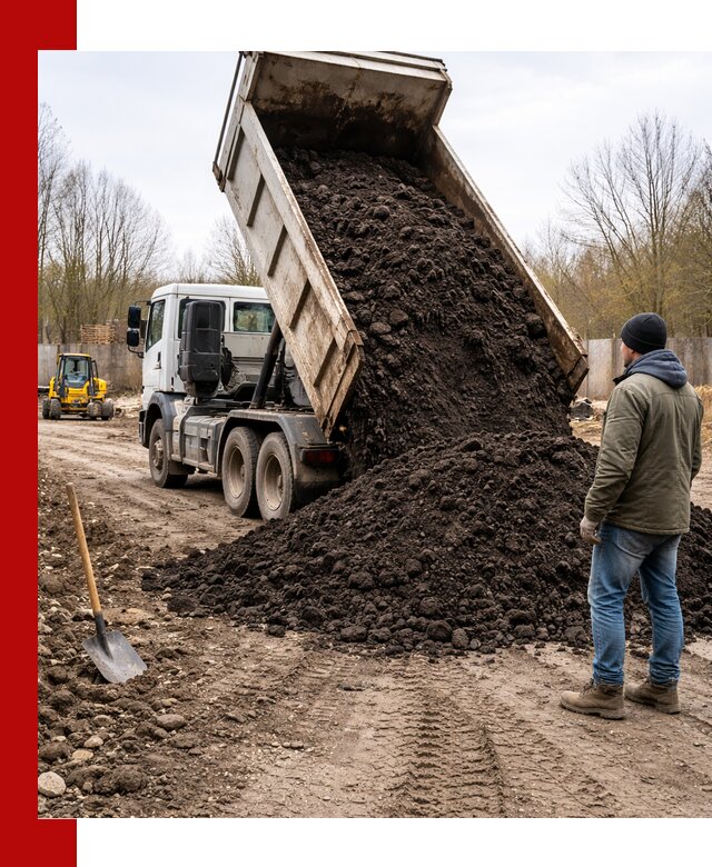 Доставка чернозема навалом в Кузнецке быстро и выгодно