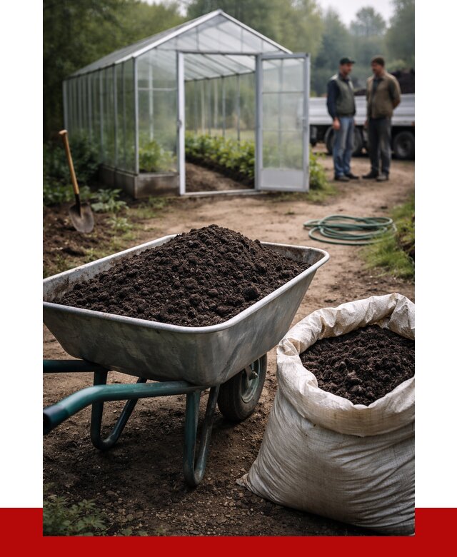 Чернозем для теплицы в Кузнецке с доставкой от 1564 р. | ПРОНЕРУДКнц