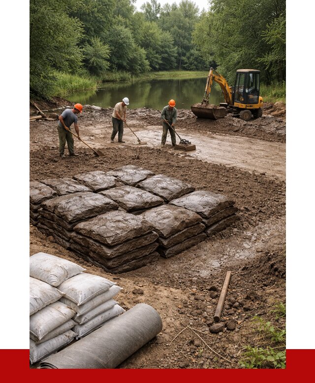 Купить глину для пруда в Кузнецке от 4691 р. с доставкой | ПРОНЕРУДКнц