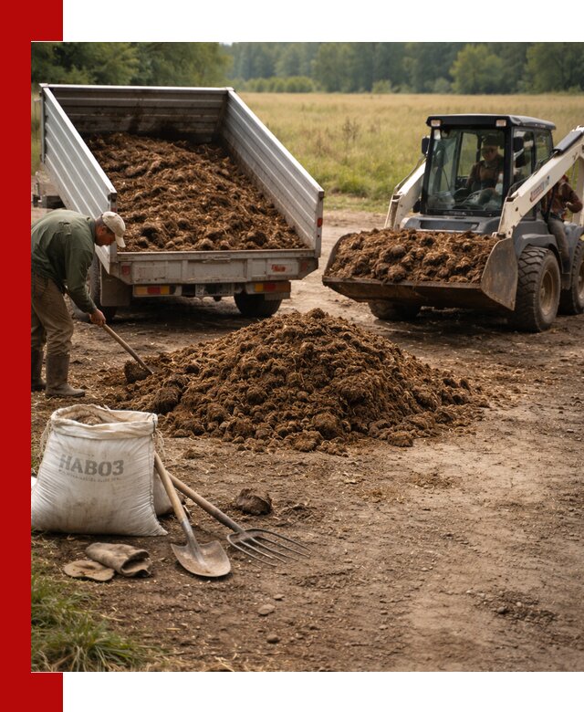 Доставка конского навоза в Кузнецке с разгрузкой и доставкой на объект