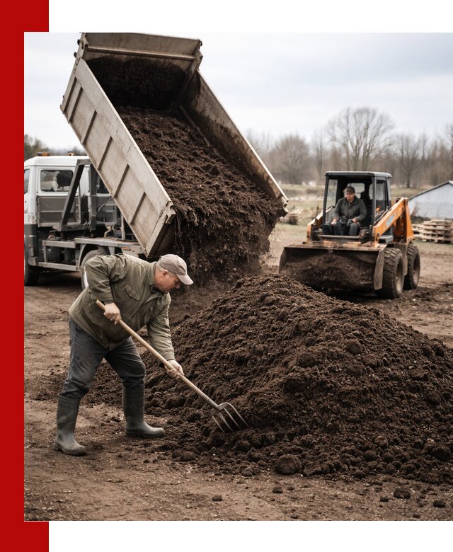 Доставка и продажа перегноя в Кузнецке быстро и дешево
