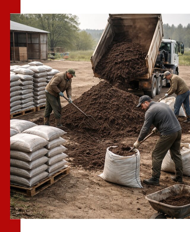 Доставка компоста оптом и в розницу в Кузнецке