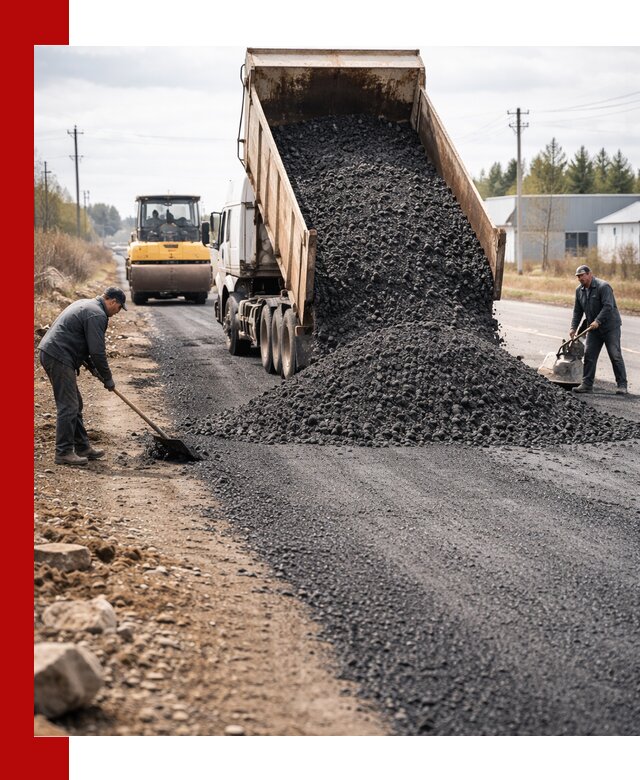 Асфальтовая крошка для дорог в Кузнецке — поставка и доставка