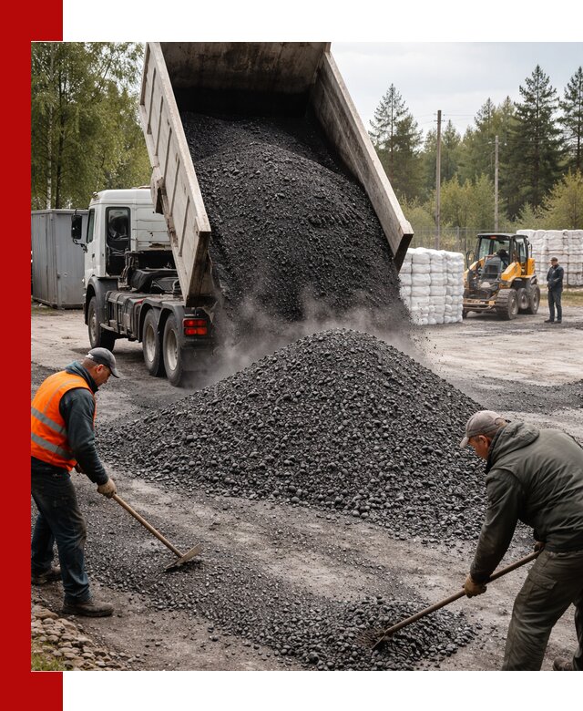 Доставка и продажа асфальтного гранулята в Кузнецке