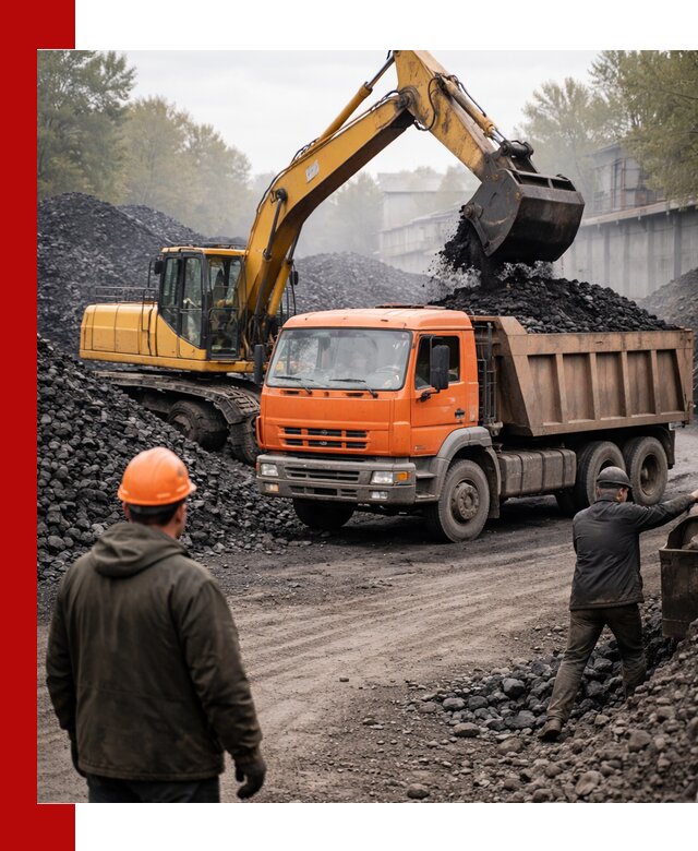 Доставка угля автотранспортом в Кузнецке быстро и выгодно