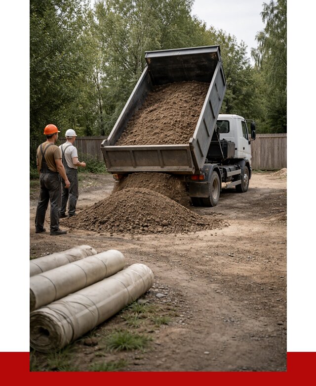 Доставка сыпучих материалов самосвалом в [cvi] от 4378 р. | ПРОНЕРУДКнц