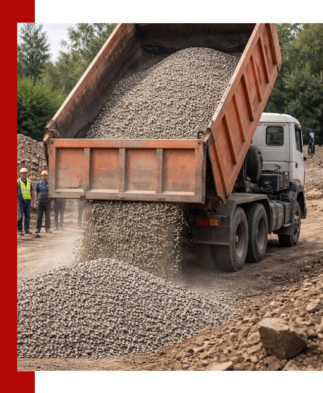 Доставка сыпучих материалов самосвалом в Кузнецке быстро и надежно