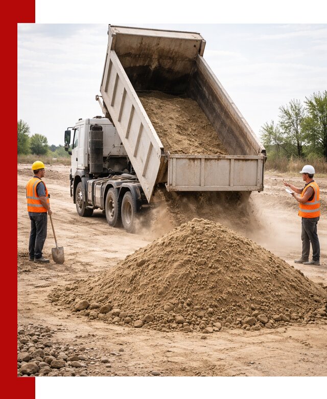 Доставка самосвалом 15 кубов в Кузнецке за город и по городу