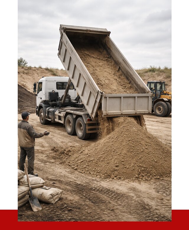 Доставка самосвалом 20 кубов в Кузнецке от 7818 р. | ПРОНЕРУДКнц