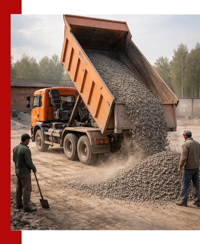 Доставка самосвалом 20 м3 в Кузнецке быстро и надежно