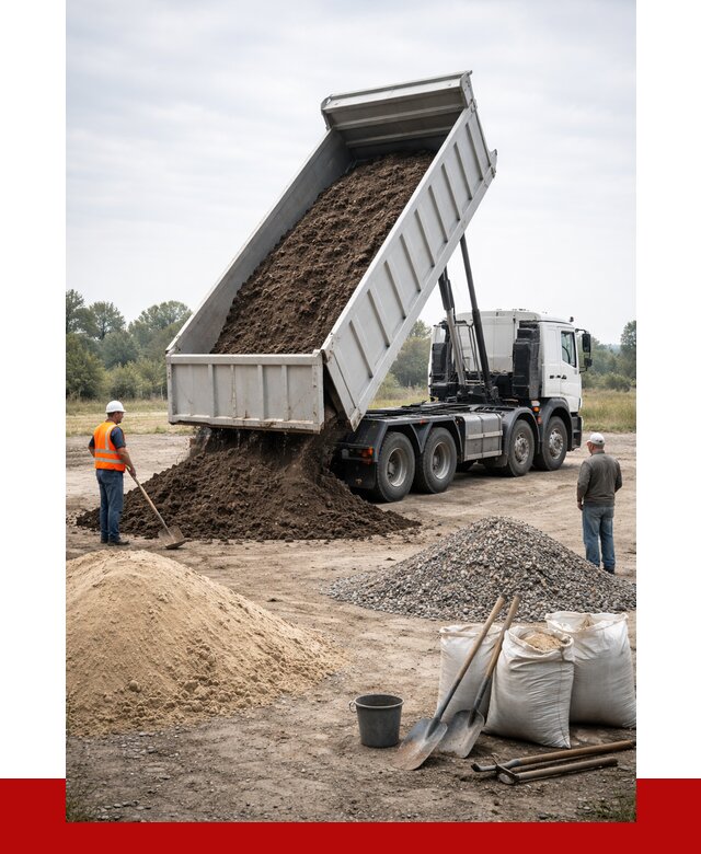 Доставка самосвалом 30 кубов в Кузнецке от 8860 р. | ПРОНЕРУДКнц