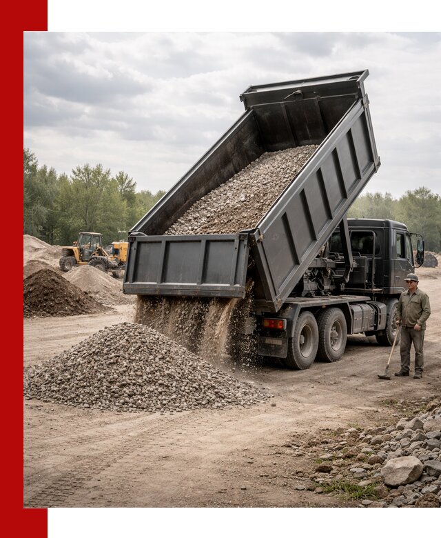 Доставка самосвалом 30 м3 по выгодным ценам в Кузнецке