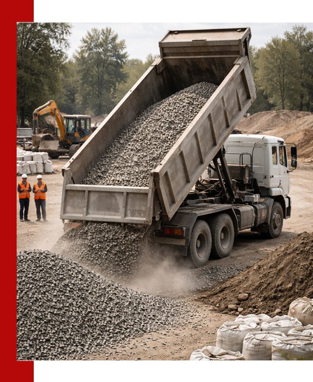 Аренда самосвала в Кузнецке для доставки сыпучих и нерудных материалов