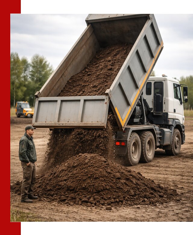 Аренда самосвала с водителем в Кузнецке для сыпучих грузов и навоза
