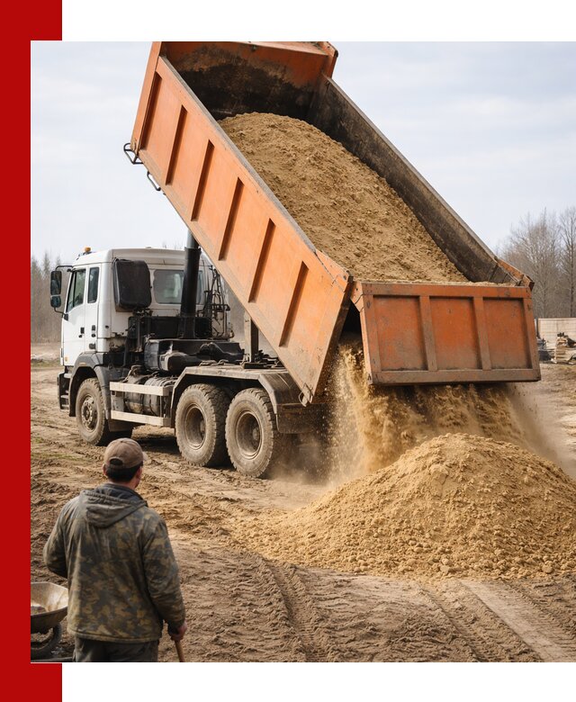 Аренда самосвала 20 тонн для перевозки грузов в Кузнецке