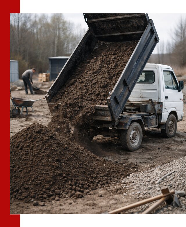 Аренда минисамосвала в Кузнецке для доставки сыпучих материалов