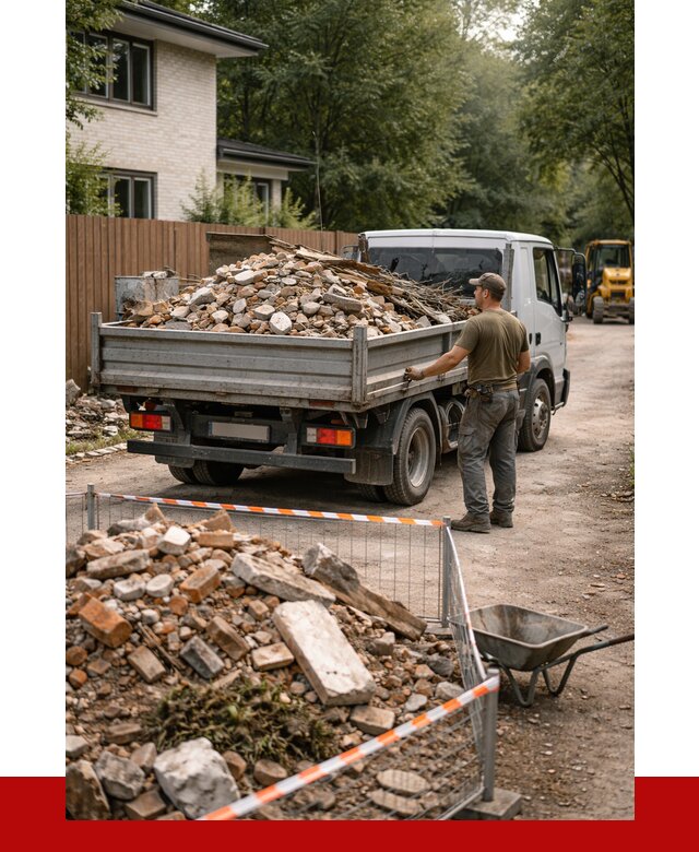 Вывоз строительного мусора с погрузкой в Кузнецке от 7818 р | ПРОНЕРУДКнц