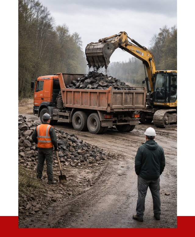 Вывоз асфальта в Кузнецке от 4691 р. самосвалом ПРОНЕРУДКнц