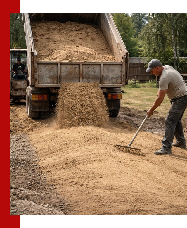 Отсыпка участка песком в Кузнецке быстро и качественно