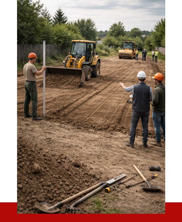Планировка участка грунтом в Кузнецке от 4691 р ПРОНЕРУДКнц