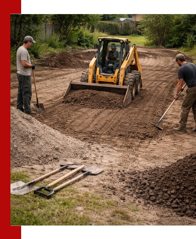 Планировка участка грунтом с вывозом и доставкой в Кузнецке