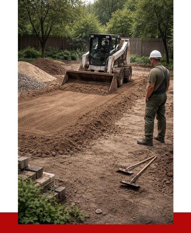 Выравнивание участка под ключ в Кузнецке от 3648 р. | ПРОНЕРУДКнц