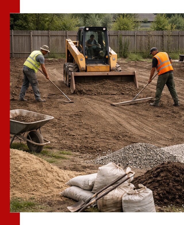 Выравнивание участка под строительство и благоустройство в Кузнецке